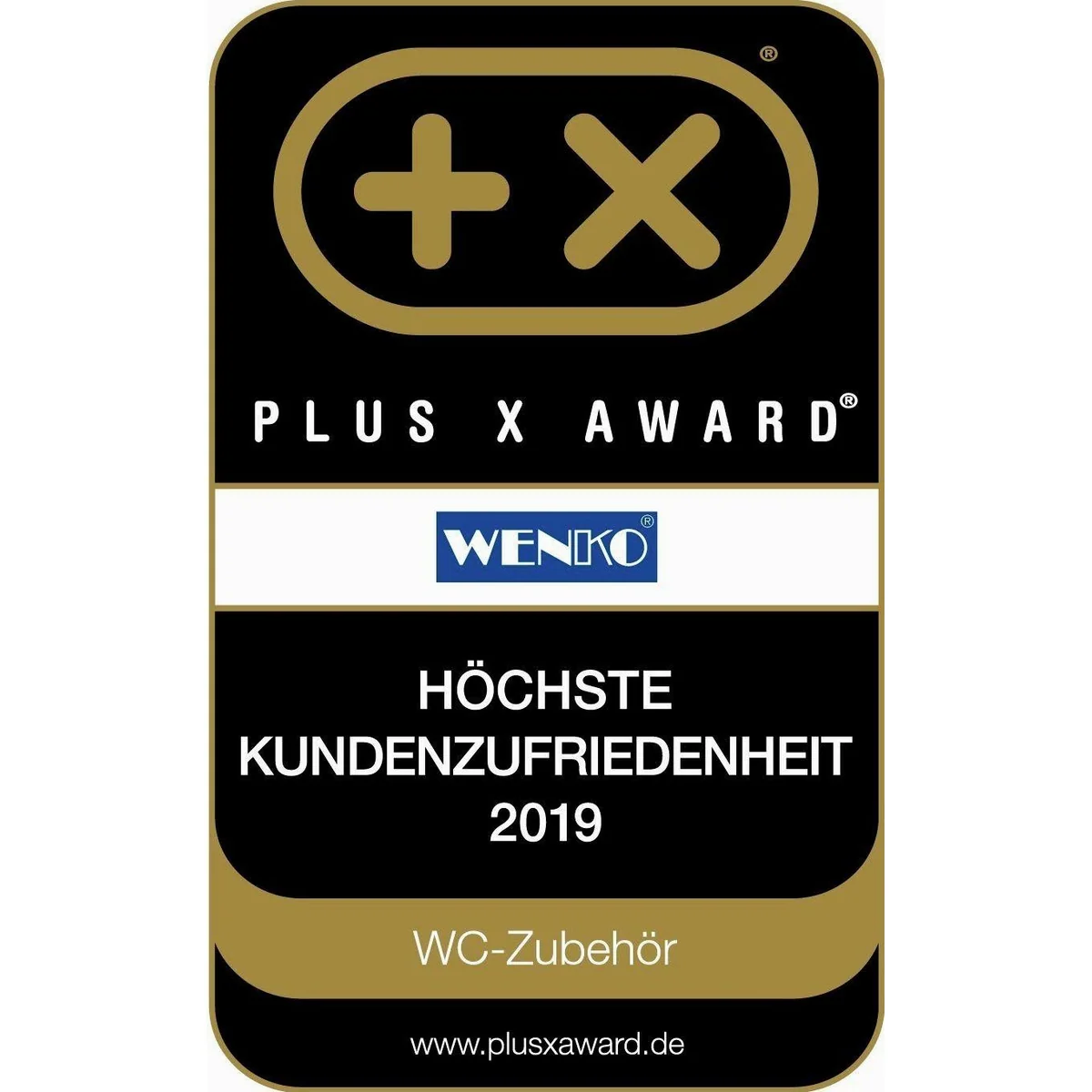 WENKO WC-Garnitur Badi, Keramik, modernes Design, hygienisch, austauschbare Bürste 3