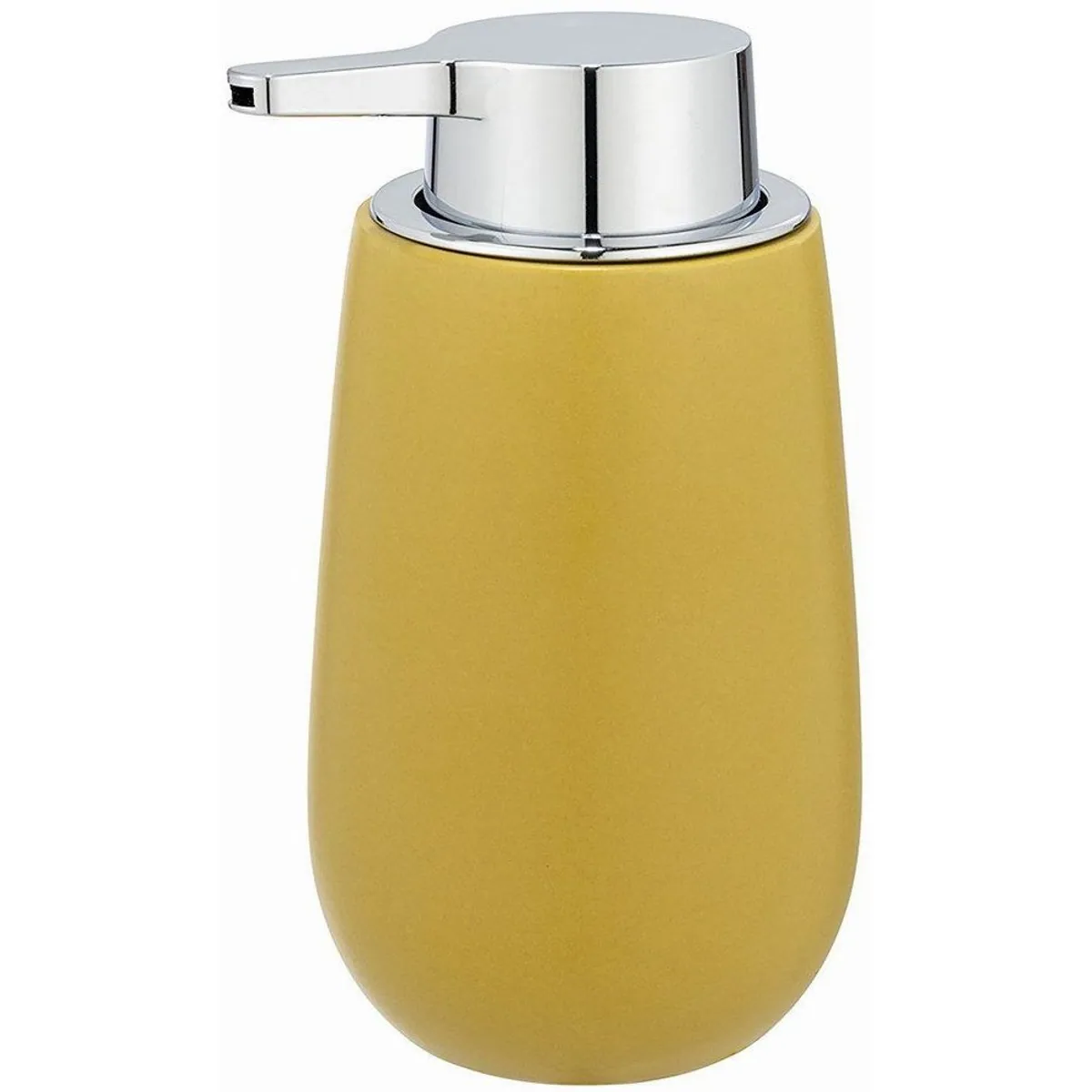 WENKO Seifenspender Badi, Keramik, 320 ml, elegantes Design, einfacher Dosiermechanismus, vielseitig einsetzbar 3