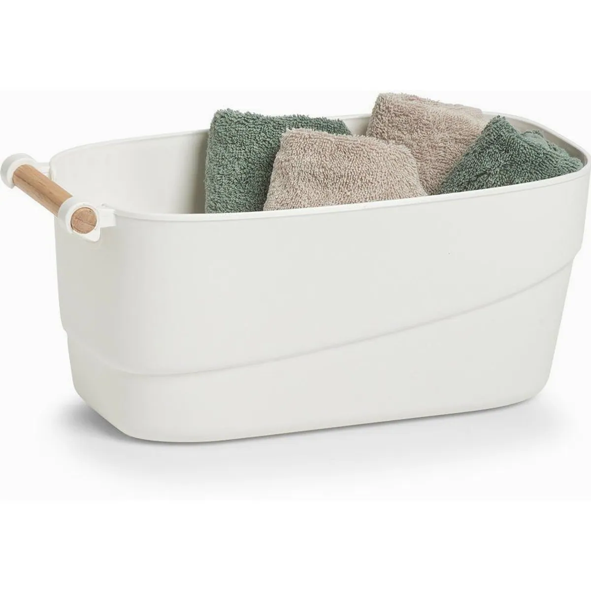 Zeller Present Aufbewahrungsbox, robuster Kunststoff, schickes Scandi Design 2