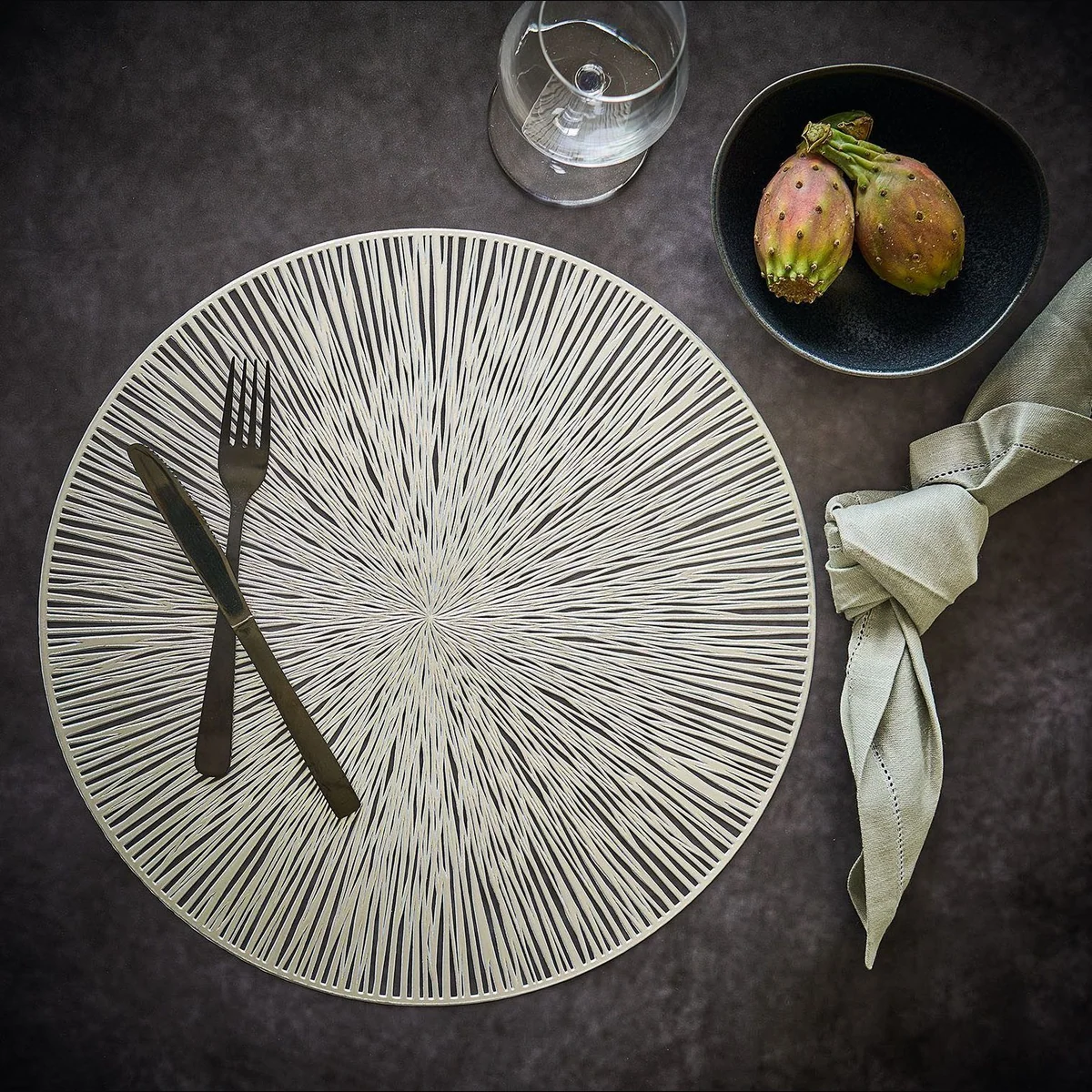 Zeller Present Platzset, eleganter Look, abwischbar, transparent 2