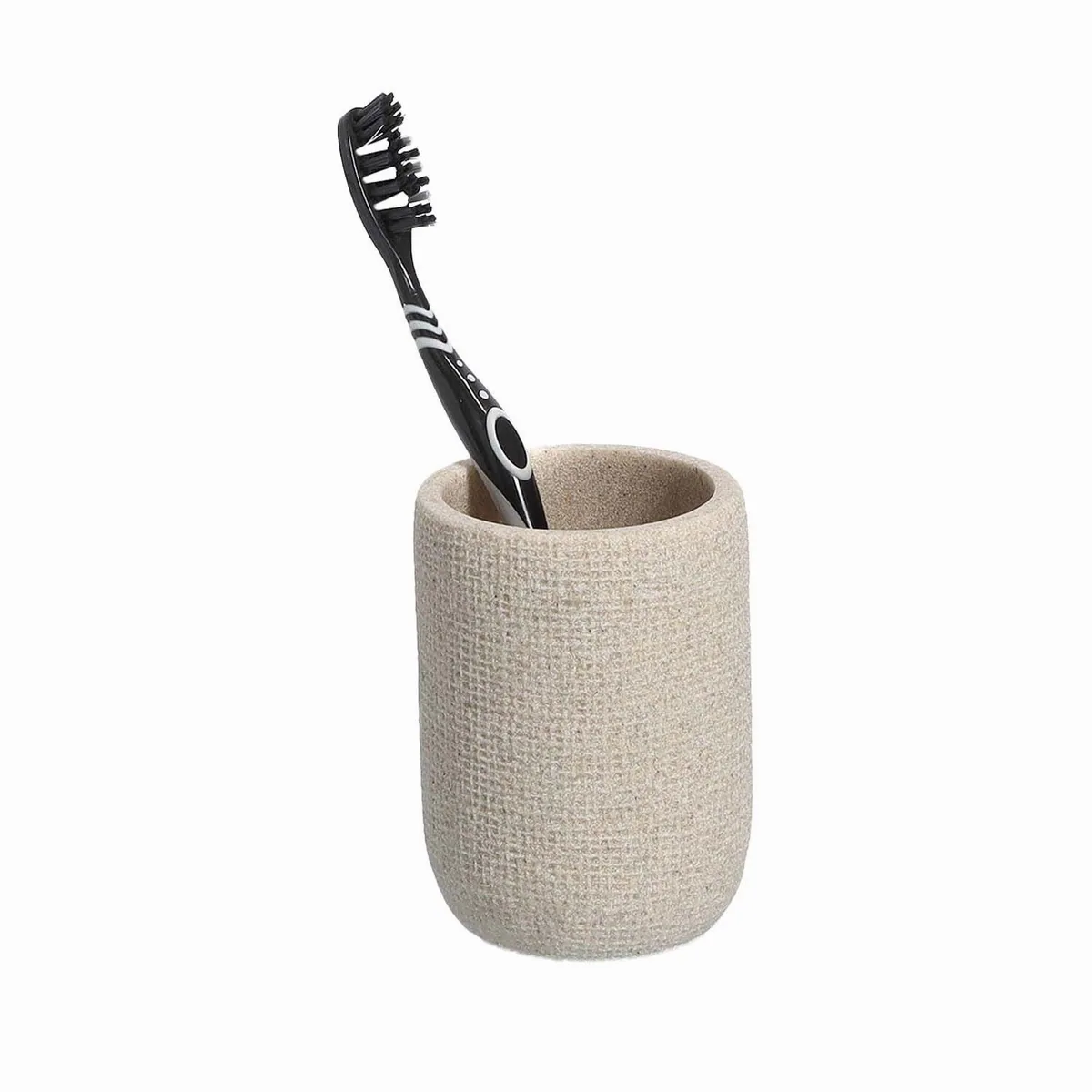 Zeller Present Badaccessoire-Set Natural, 3-teiliges Set in Beige, bruchsicher 3